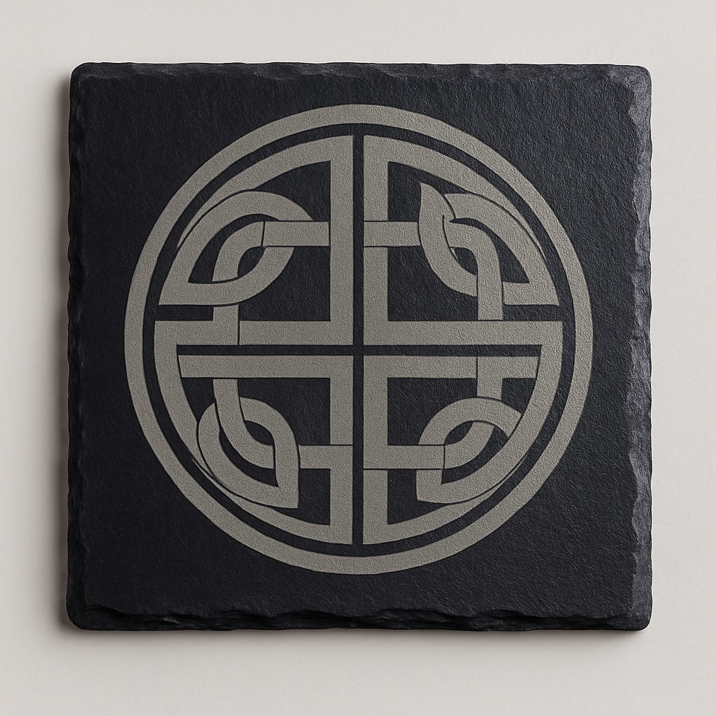 DARA - Celtic Knot Slate Coaster